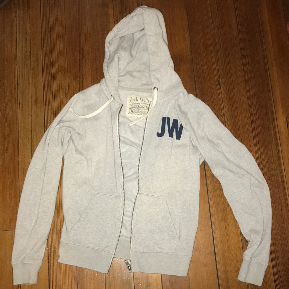 Jack Wills Zip-Up University Tour Sweater